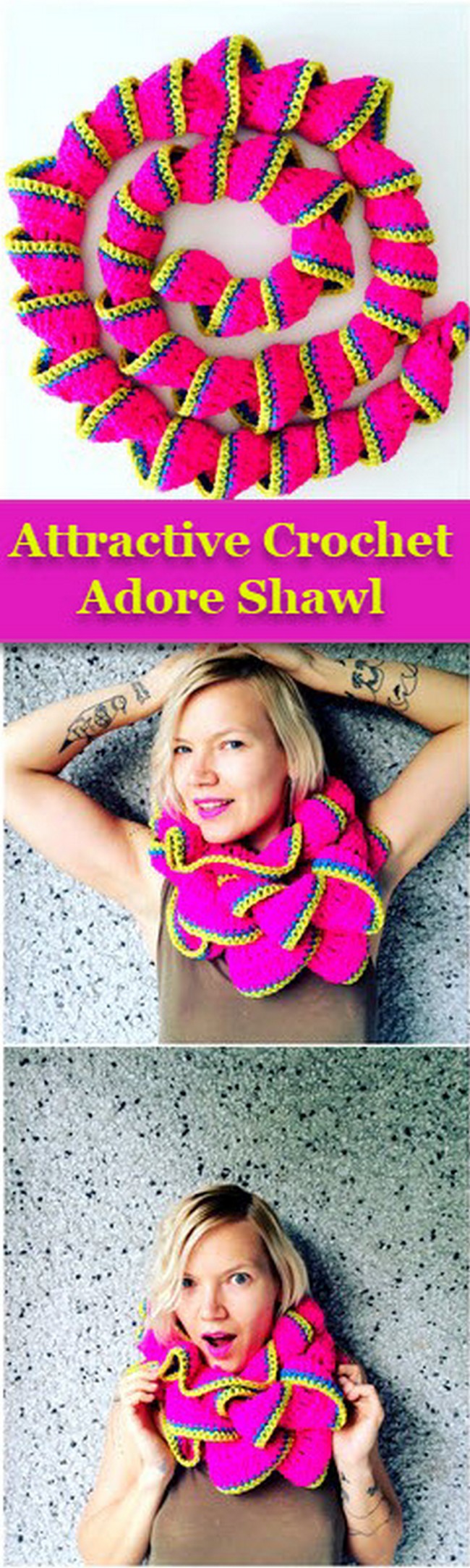 Attractive Crochet Adore Shawl