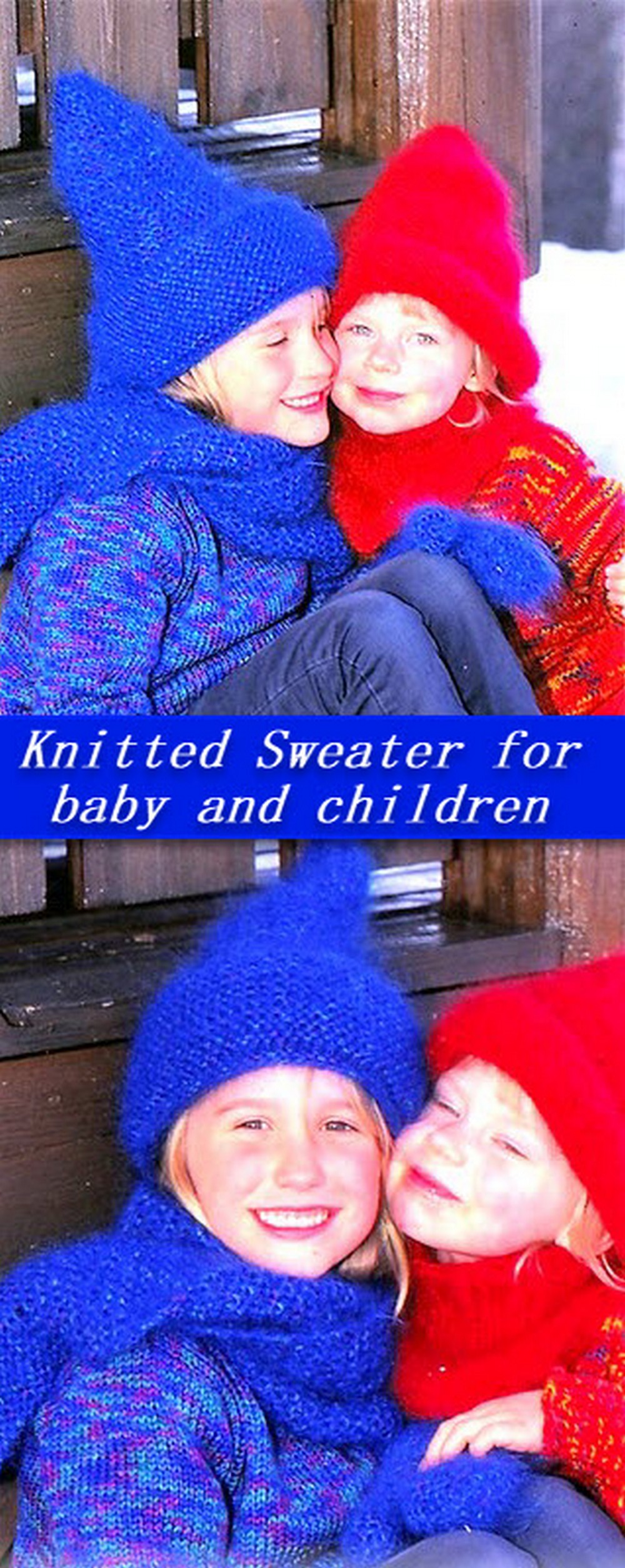Knitted Crochet Sweater For Baby And Children