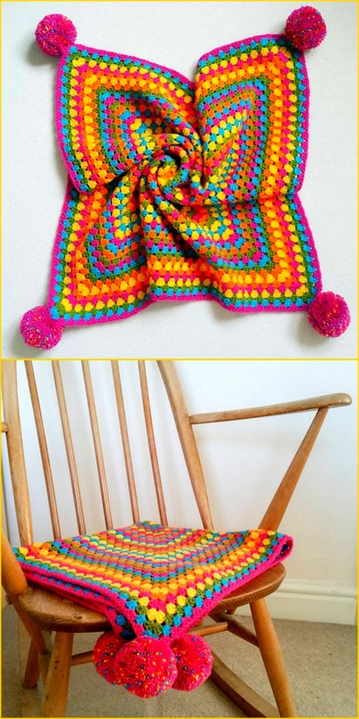 eye-catching crochet design for covers