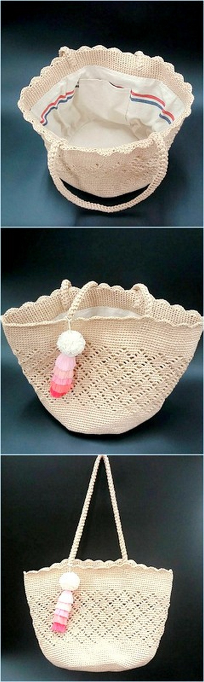 awesome crochet bag idea