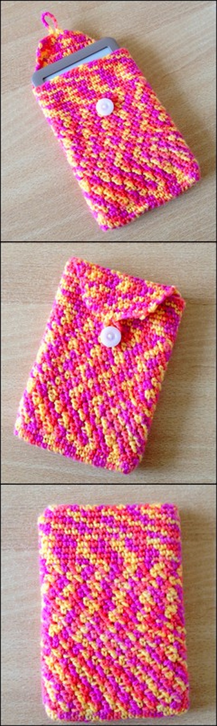 useful crochet pattern for tablet cover