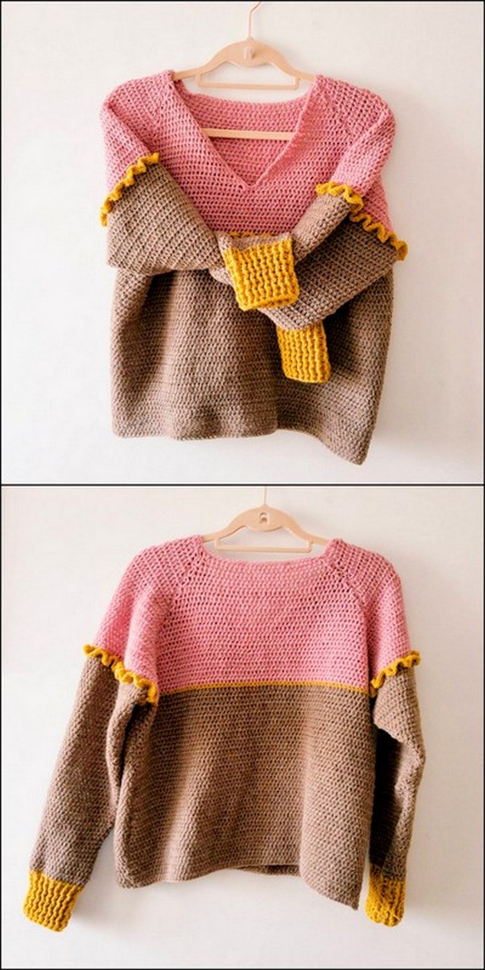 impressive crochet shirt for girls