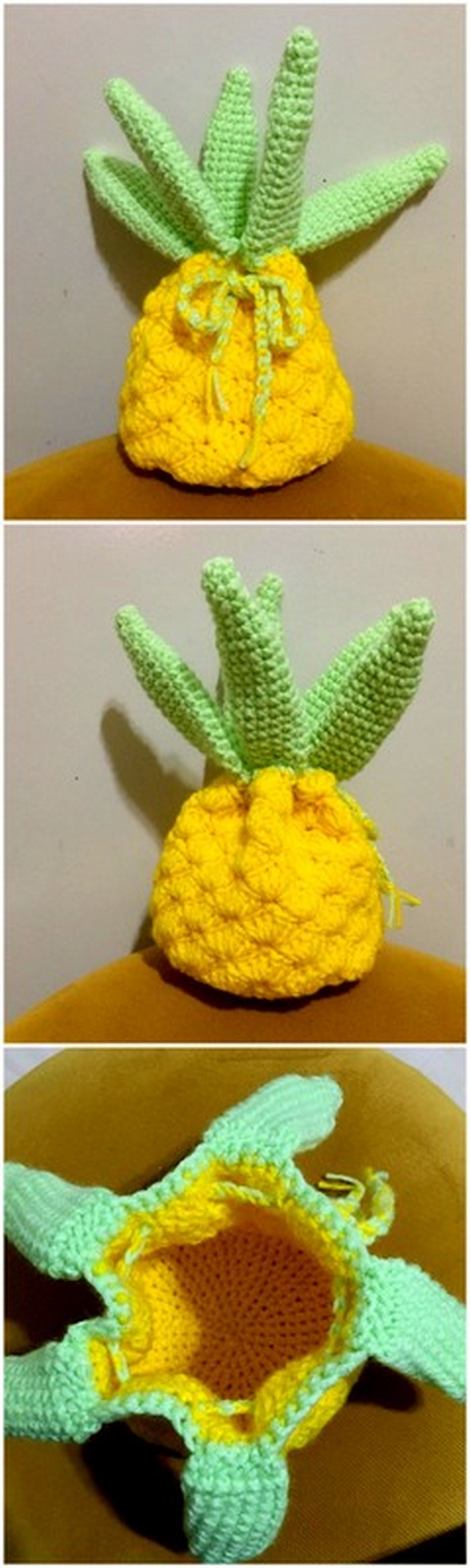 DIY crochet pouch design
