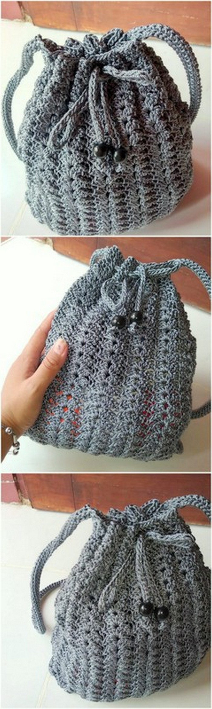 attractive crochet pattern for pouch