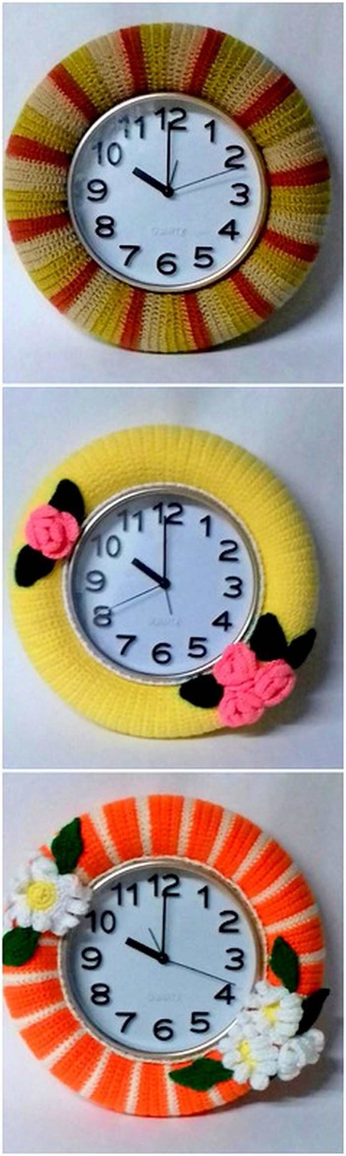 best DIY crochet clock cover