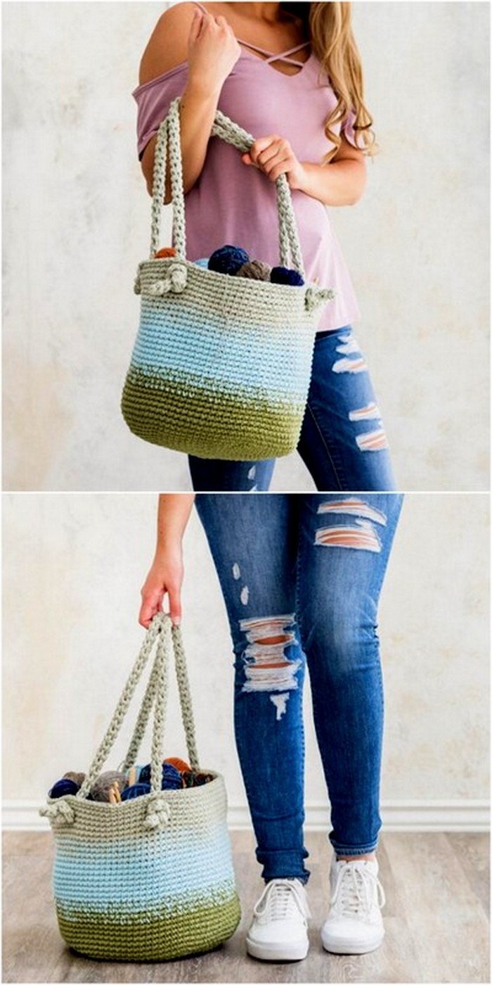 appealing crochet bag design