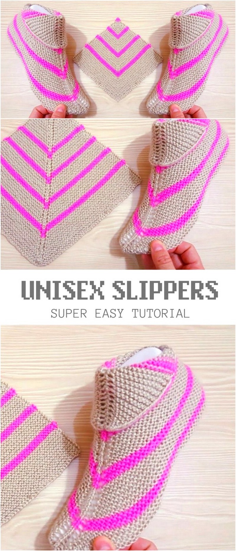 Crochet slipers 