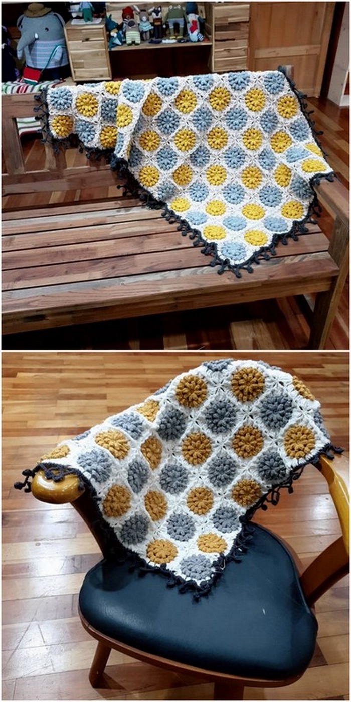 Wooden Sofa Mat Free Crochet Pattern