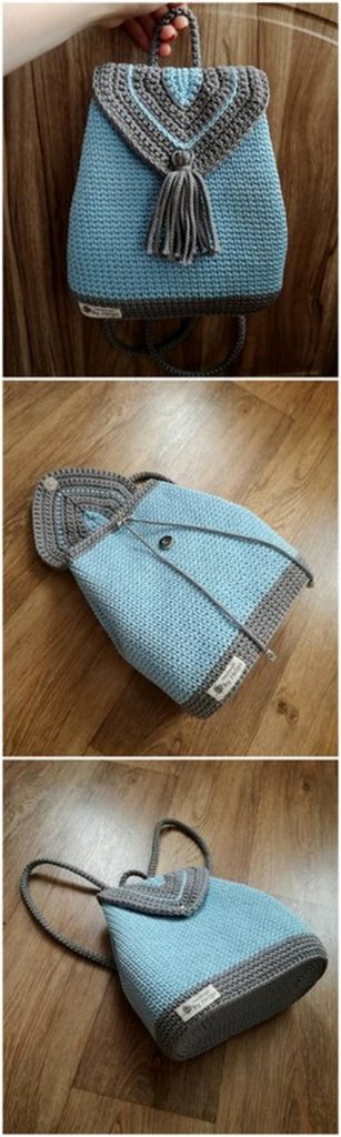 Easy Crochet Handbags And Backpack Designs - DIY Rustics