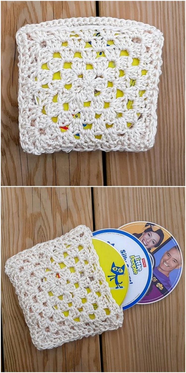 CD Cover Free Crochet Pattern