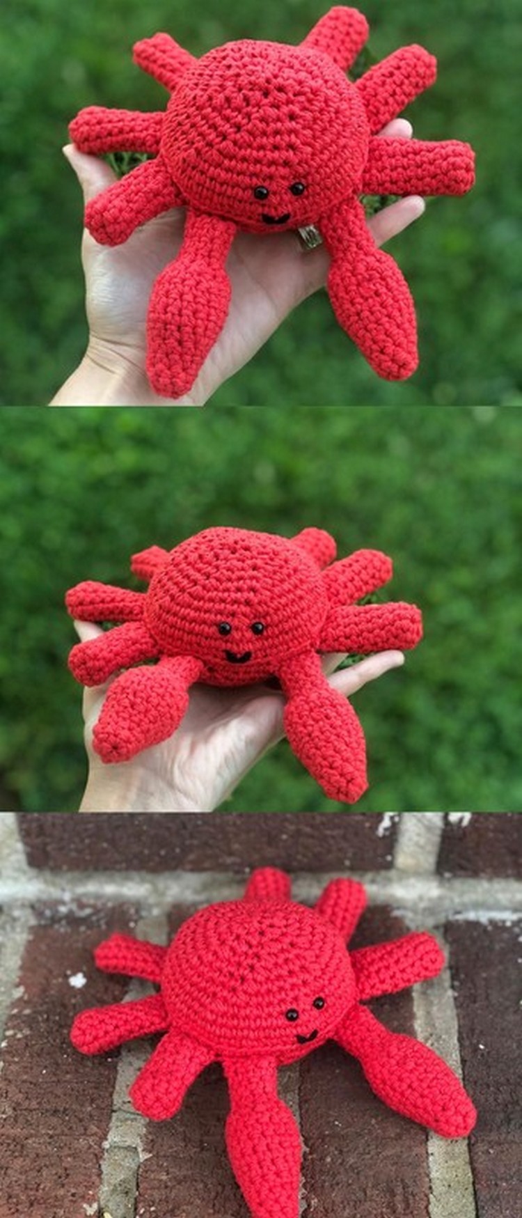 Small Crab Free Crochet Pattern