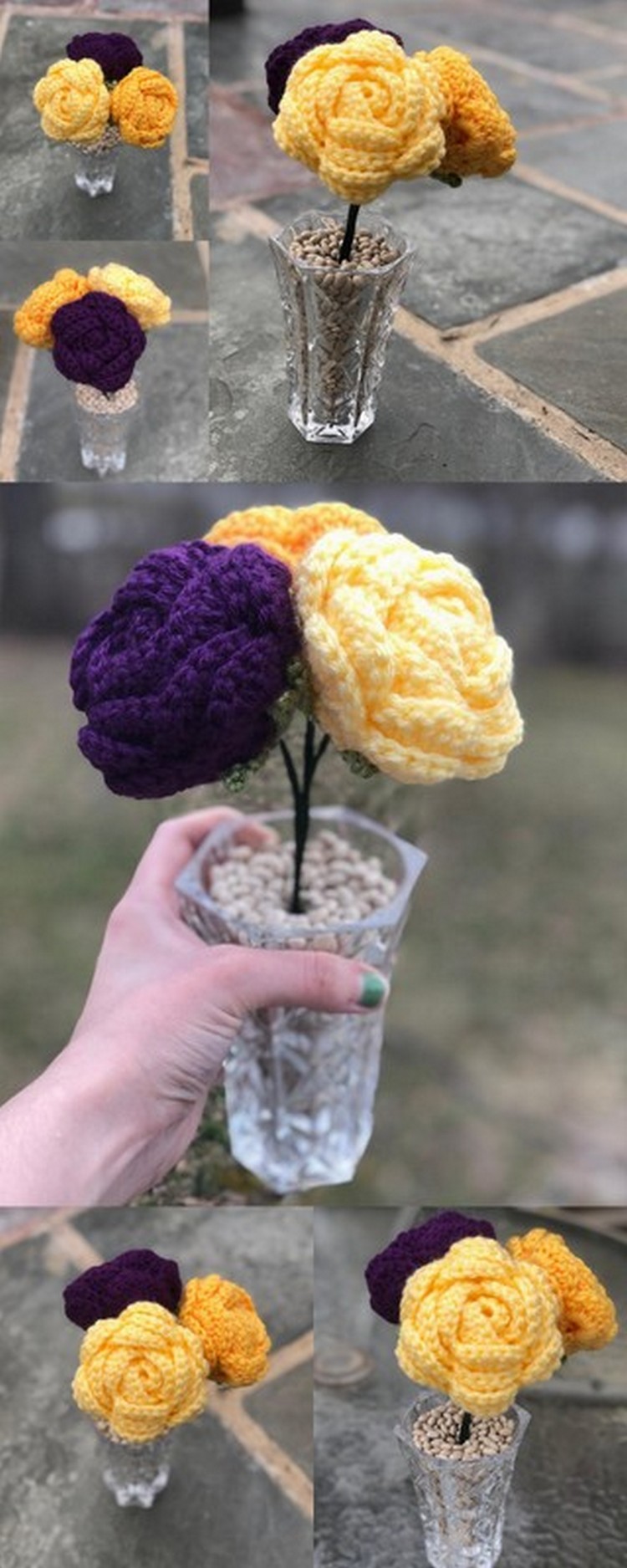Easy to Make Flowers Free Crochet Pattern