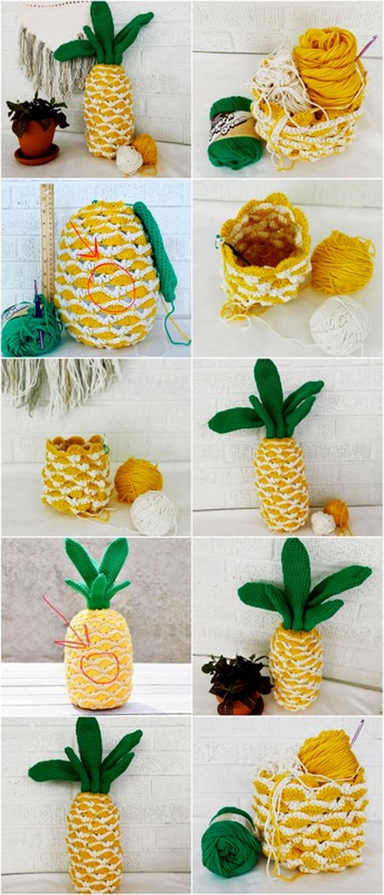 Crochet Pine Apple Free Crochet Pattern
