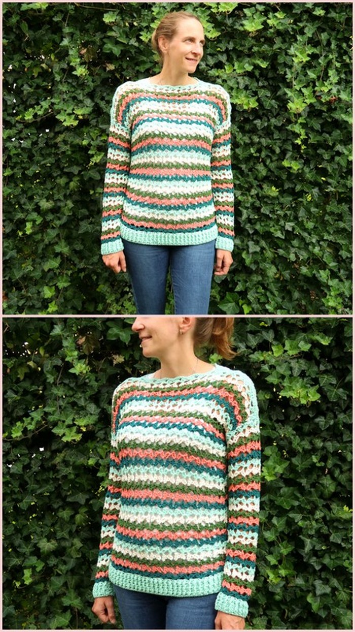 Caroline Sweater Crochet Pattern