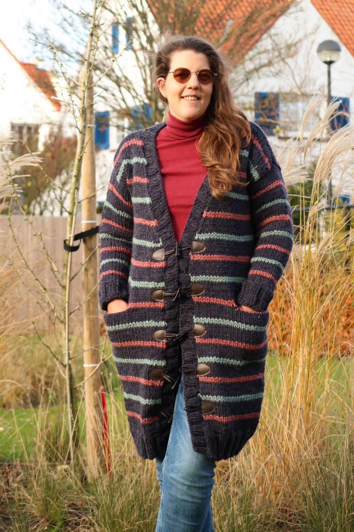 Eleanor Long Cardigan Knitting Pattern