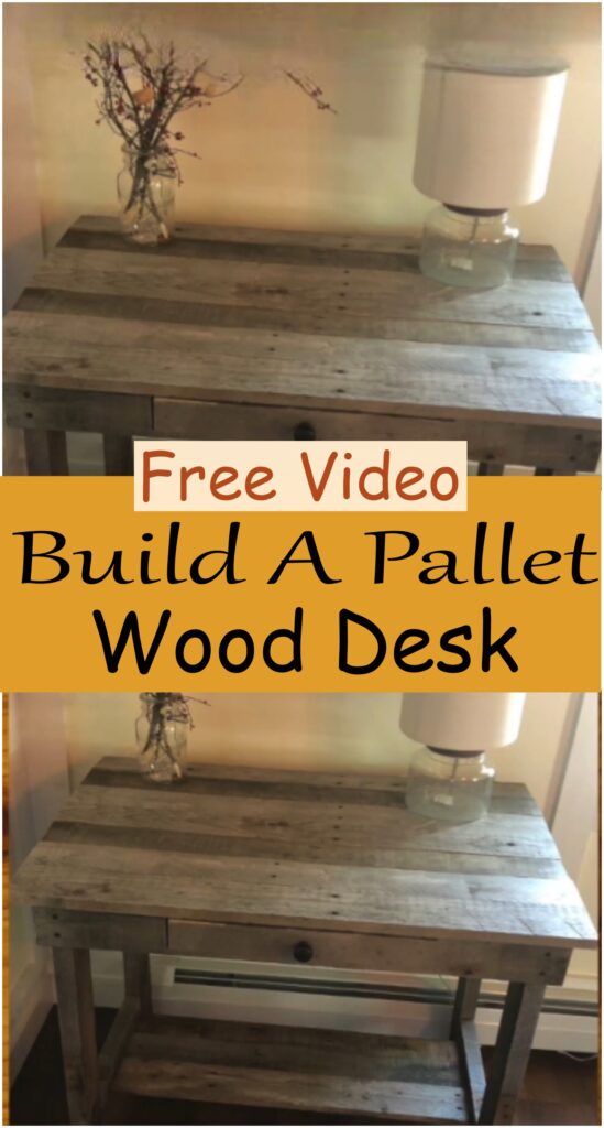 Build A Pallet Wood Desk