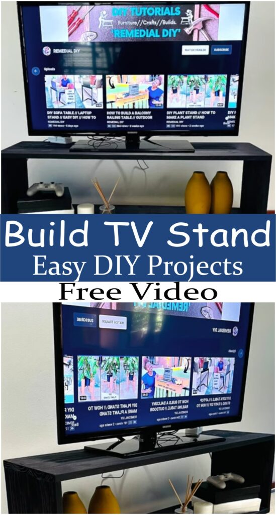 Build TV Stand Easy DIY Projects