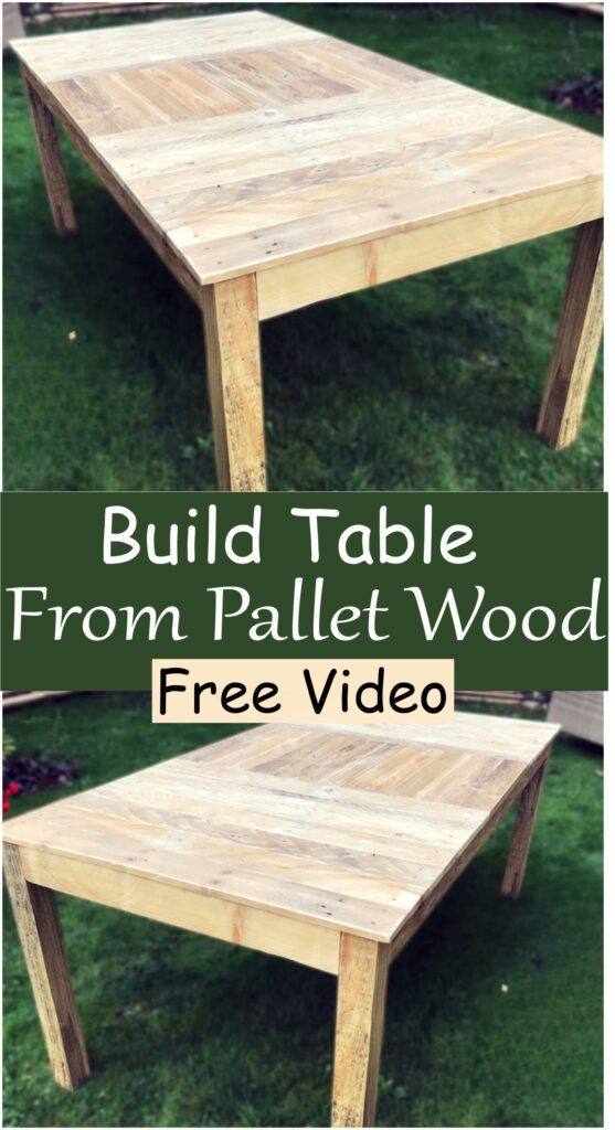 Build Table From Pallet Wood