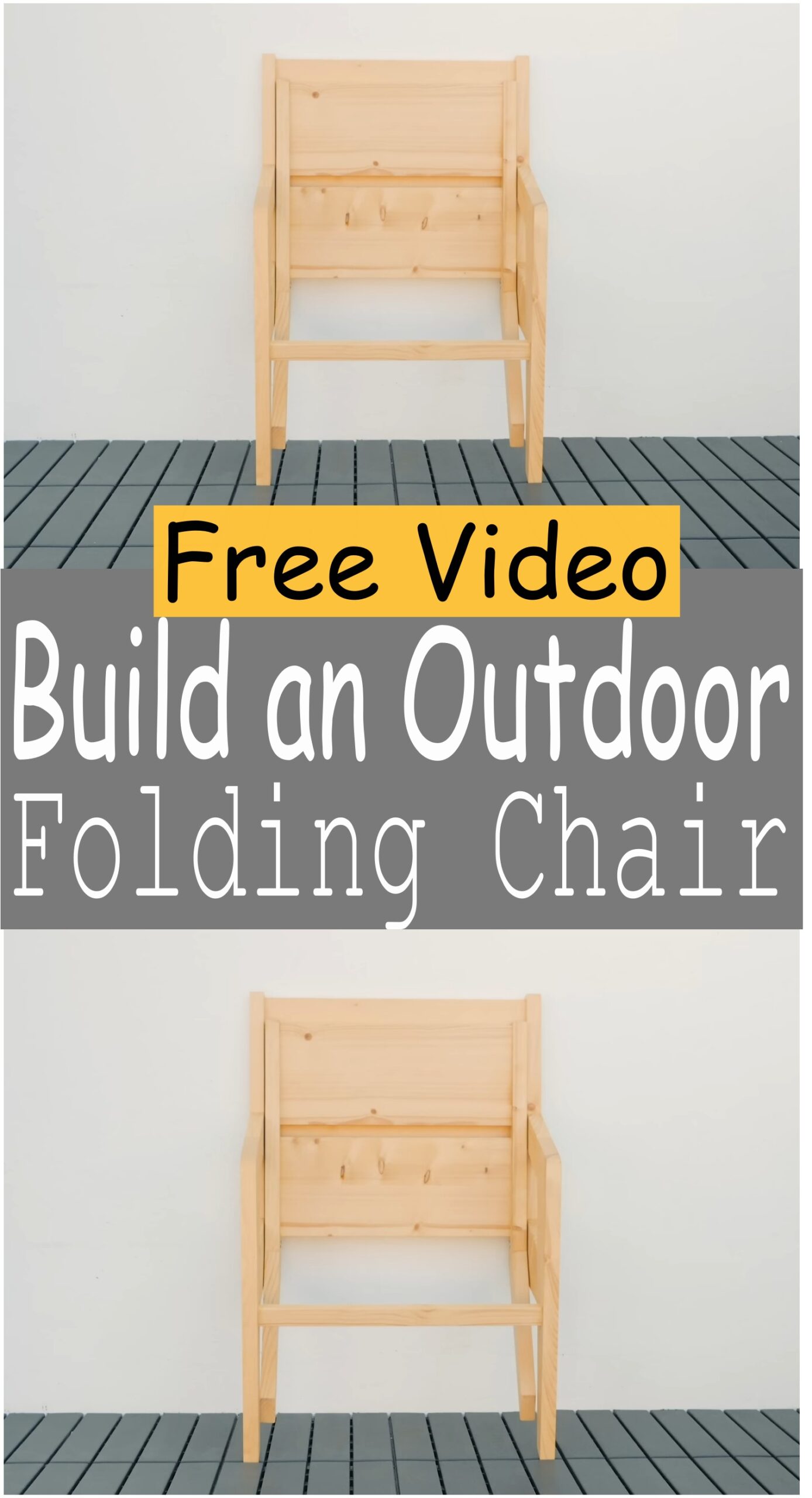 Build an Outdoor Folding Chair