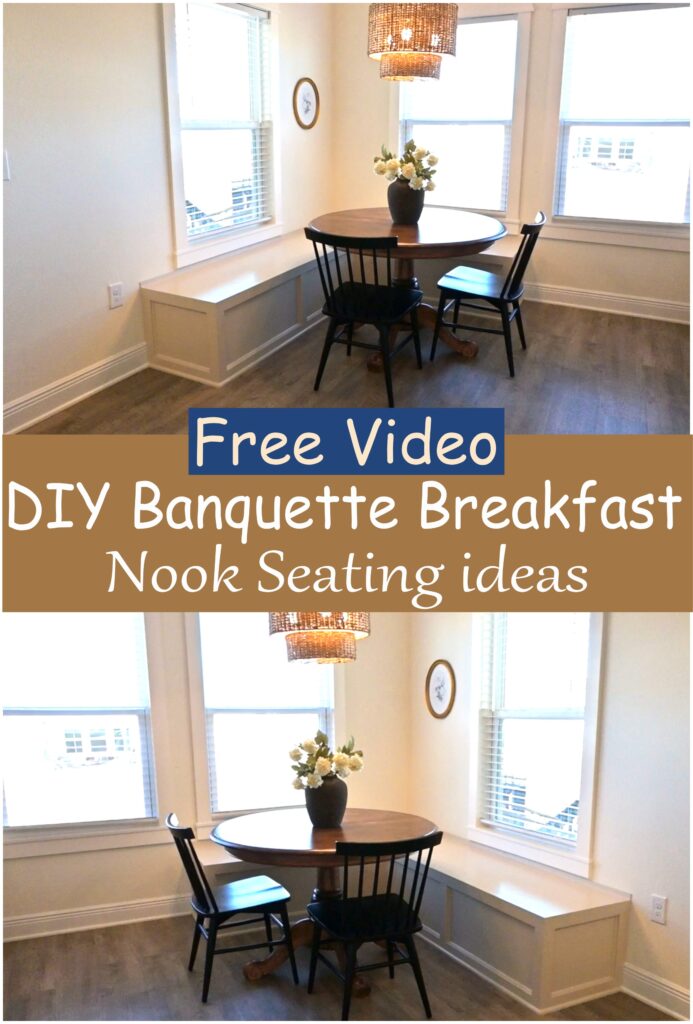 DIY Banquette Breakfast Nook Seating ideas