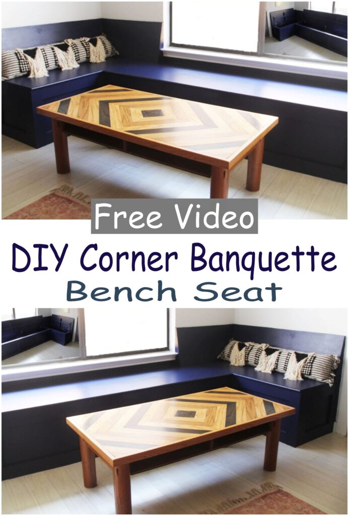 DIY Corner Banquette Bench Seat