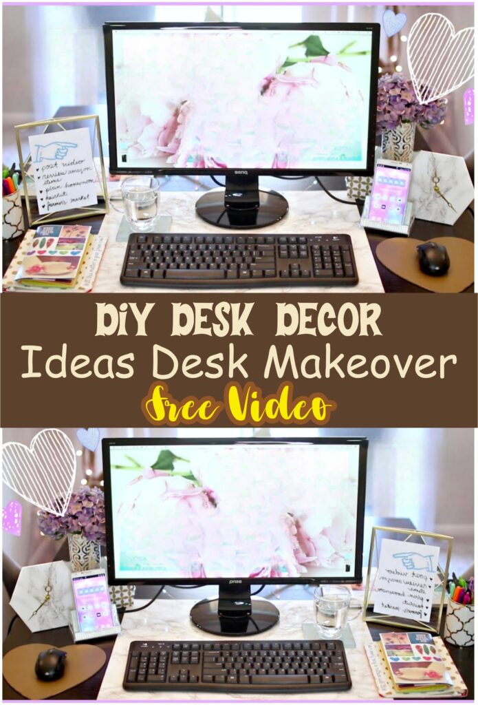 DIY Desk Decor Ideas ♡ Desk Makeover