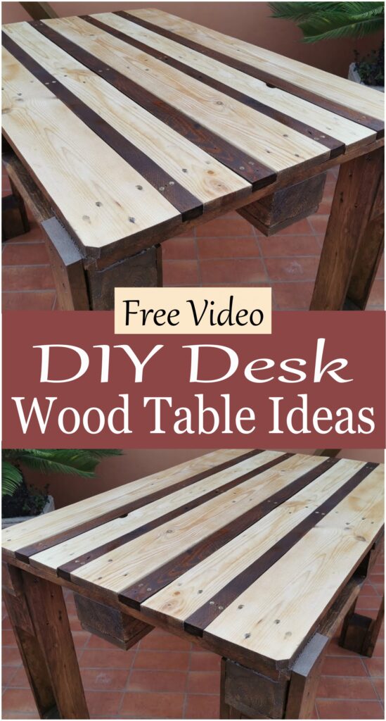 DIY Desk Wood Table Ideas