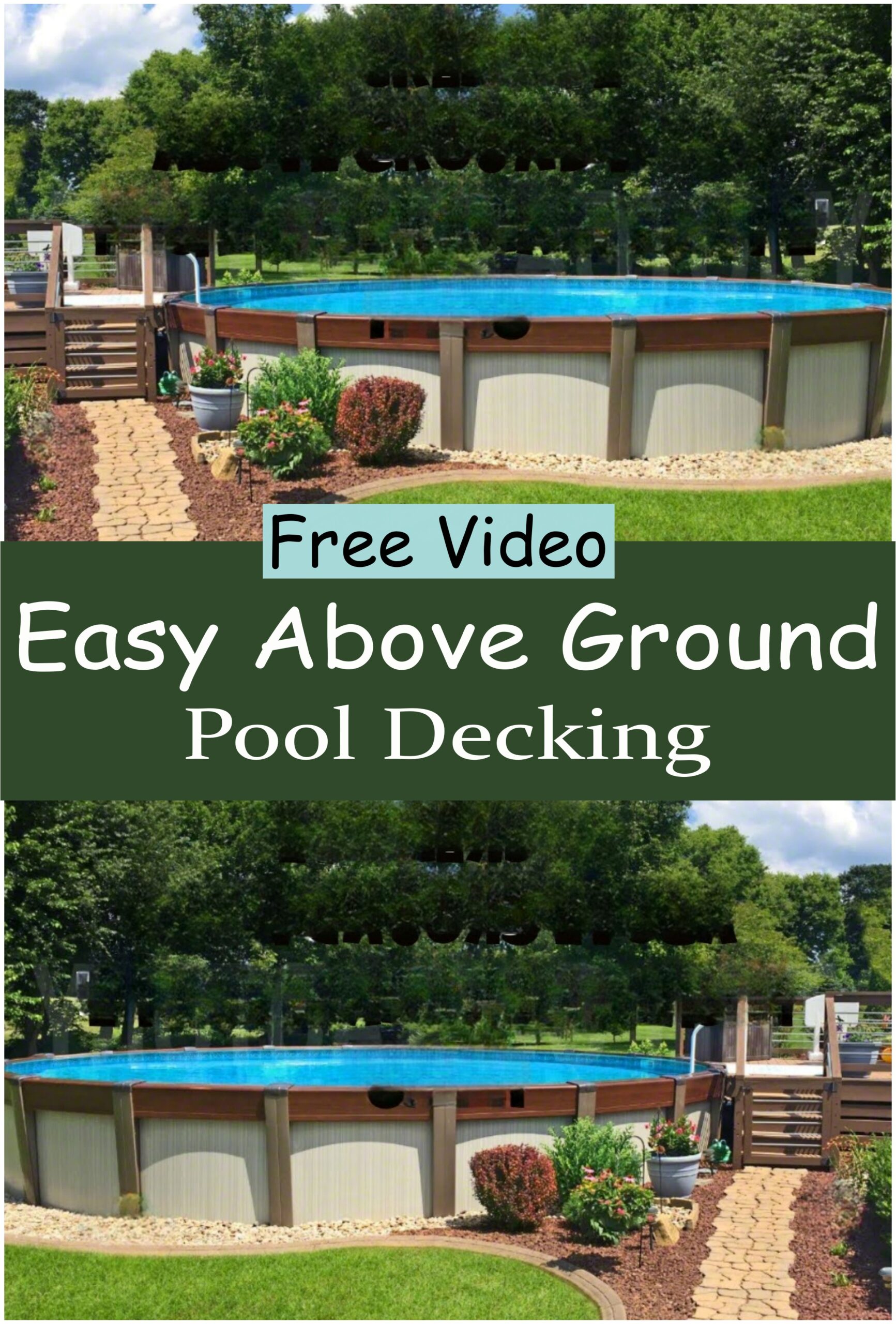 Easy Above Ground Pool Decking