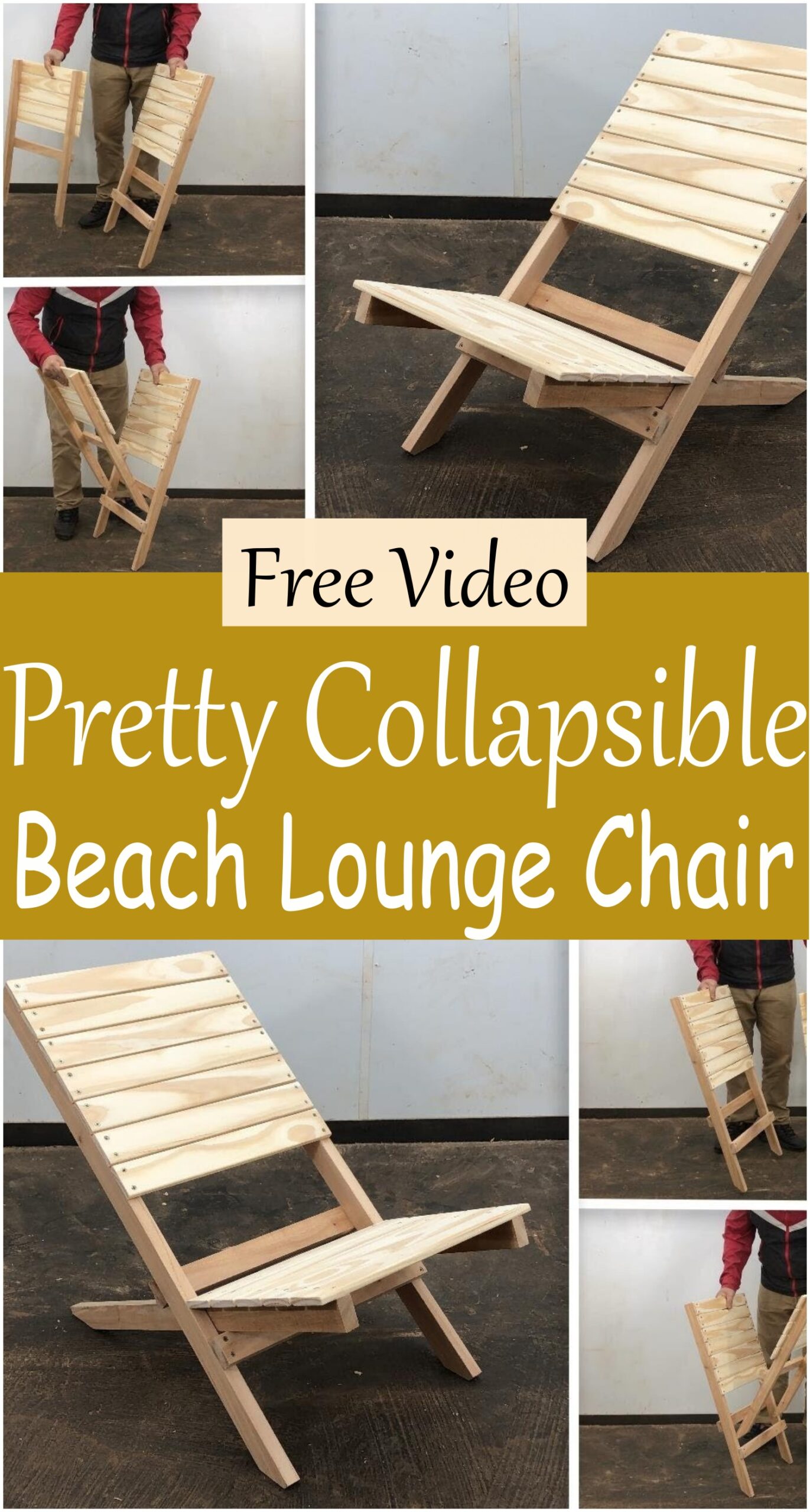 Pretty Collapsible Beach Lounge Chair