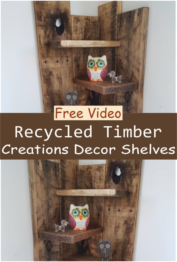 Recycled timber creations decor shelves