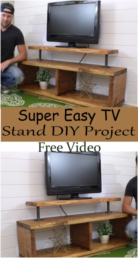 Super Easy TV Stand DIY Project