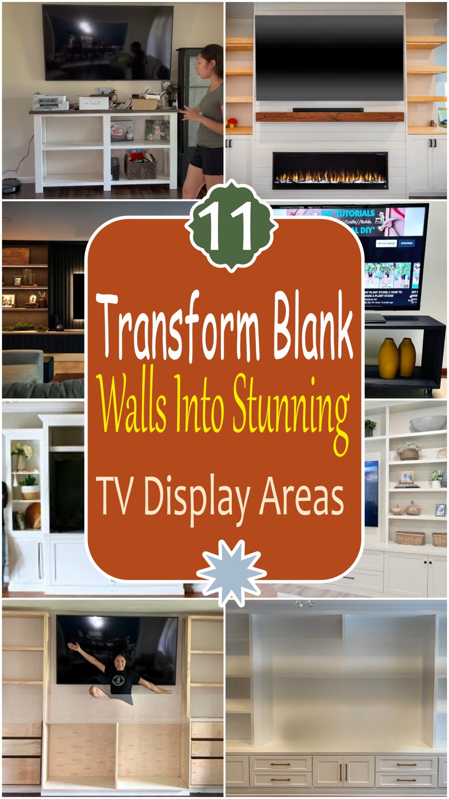 Transform Blank Walls Into Stunning TV Display Areas