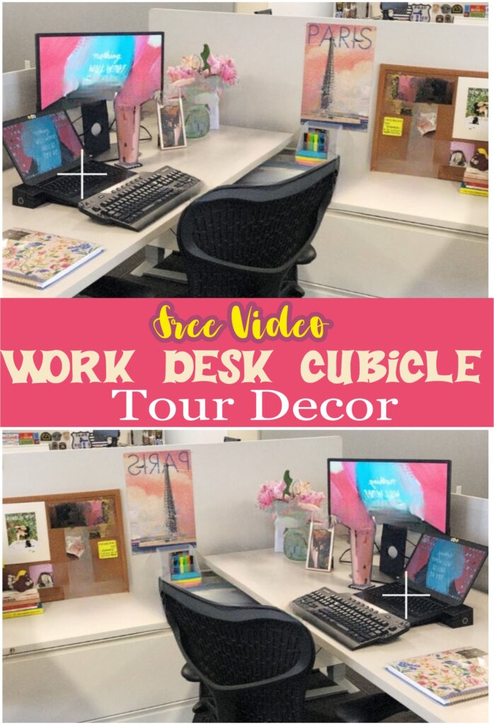 Work Desk Cubicle Tour Decor