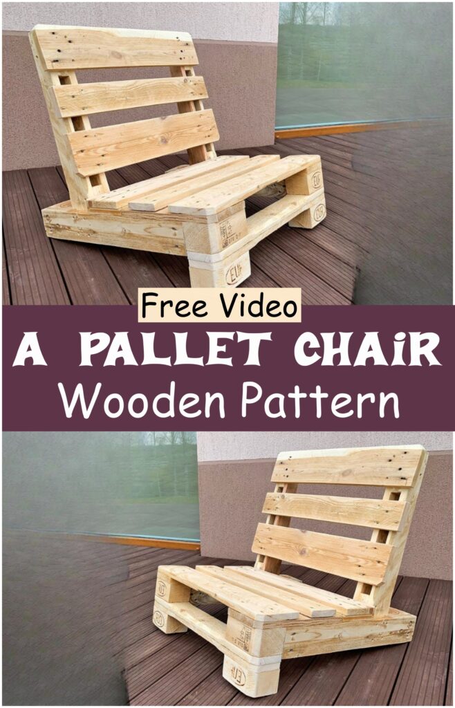 A Pallet Chair Wooden Pattern