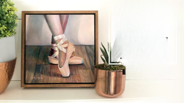 Affordable And Elegant DIY Floating Frame For Your Artwork
