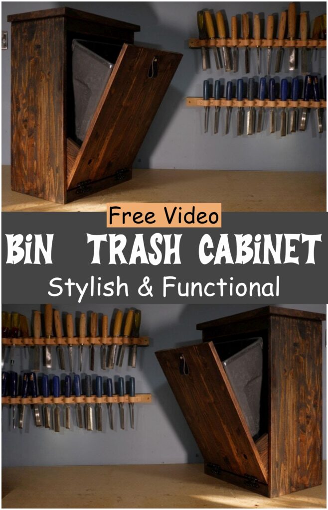 Bin Trash Cabinet Stylish & Functional