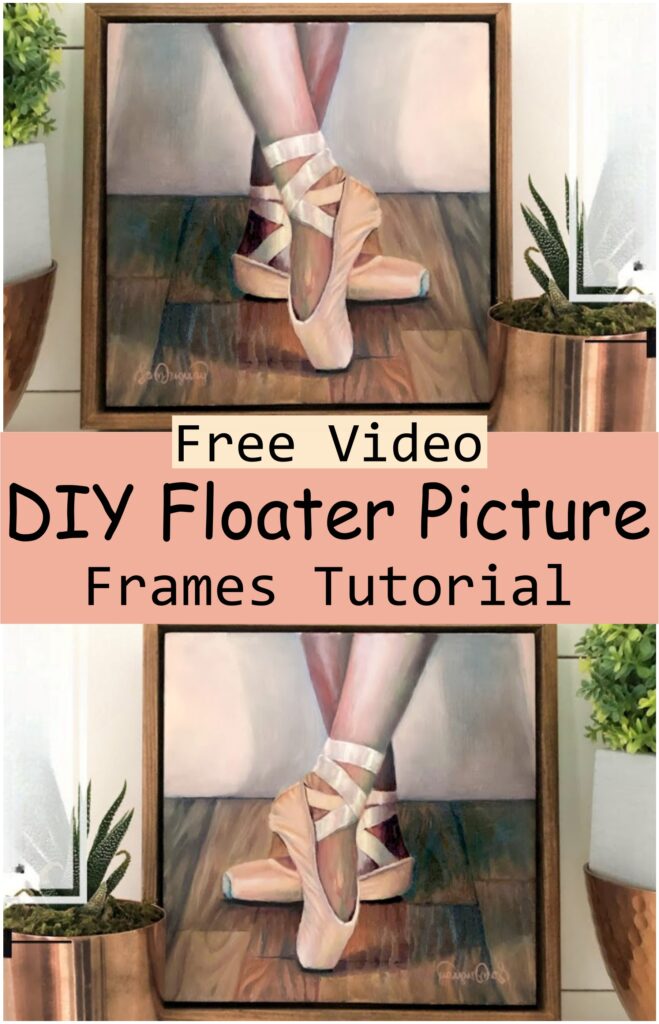 DIY Floater Picture Frames Tutorial