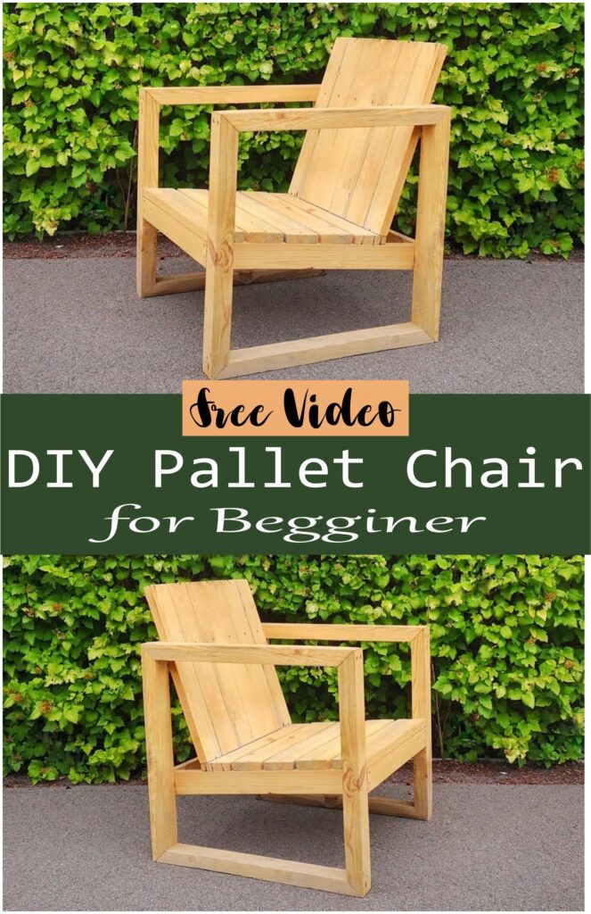 DIY Pallet Chair for Begginer