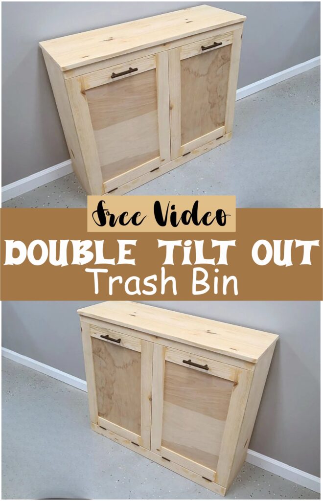 Double Tilt Out Trash Bin