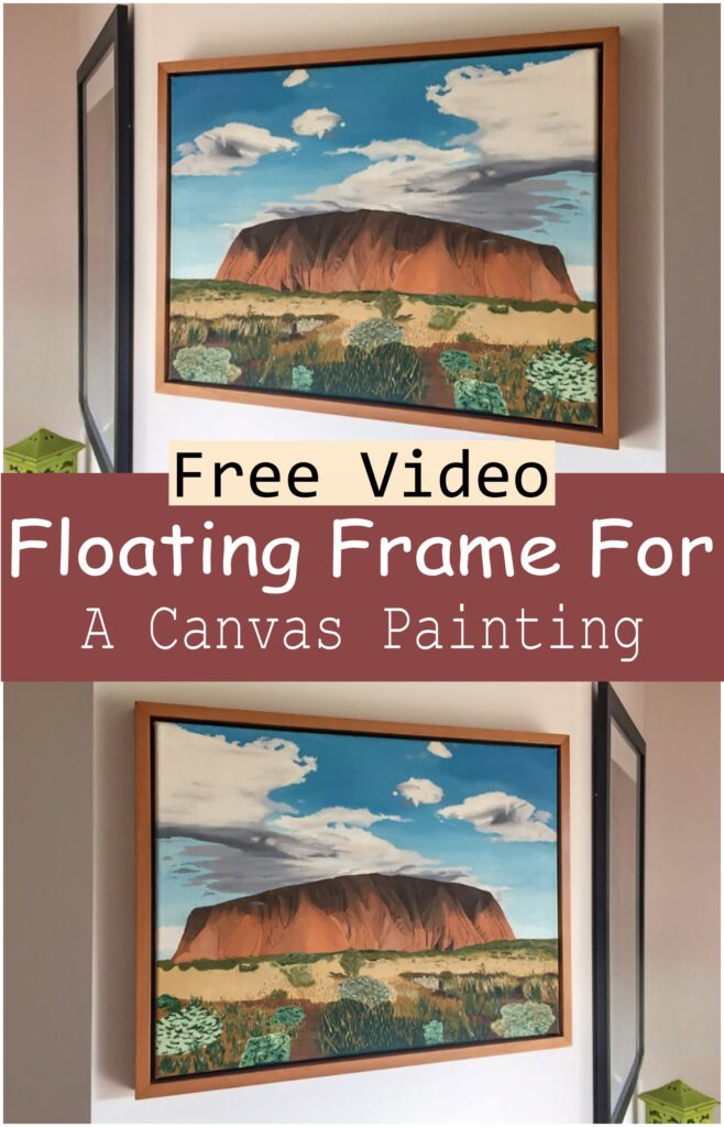 Floating Frame For A Canvas Painting