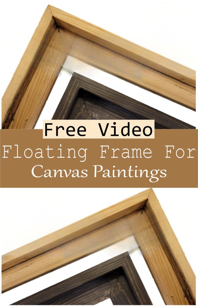 Floating Frame For Canvas Paintings