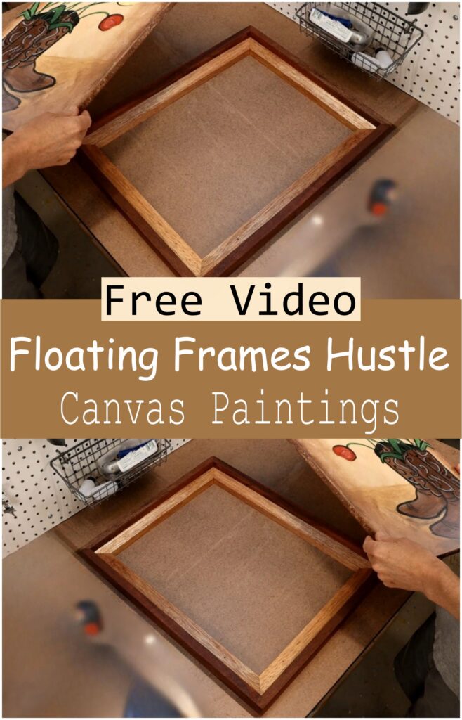 Floating Frames Hustle Canvas Paintings