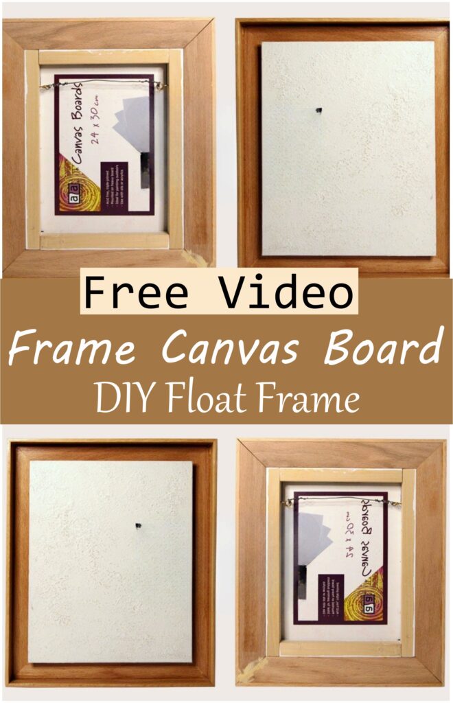 Frame Canvas Board DIY Float Frame