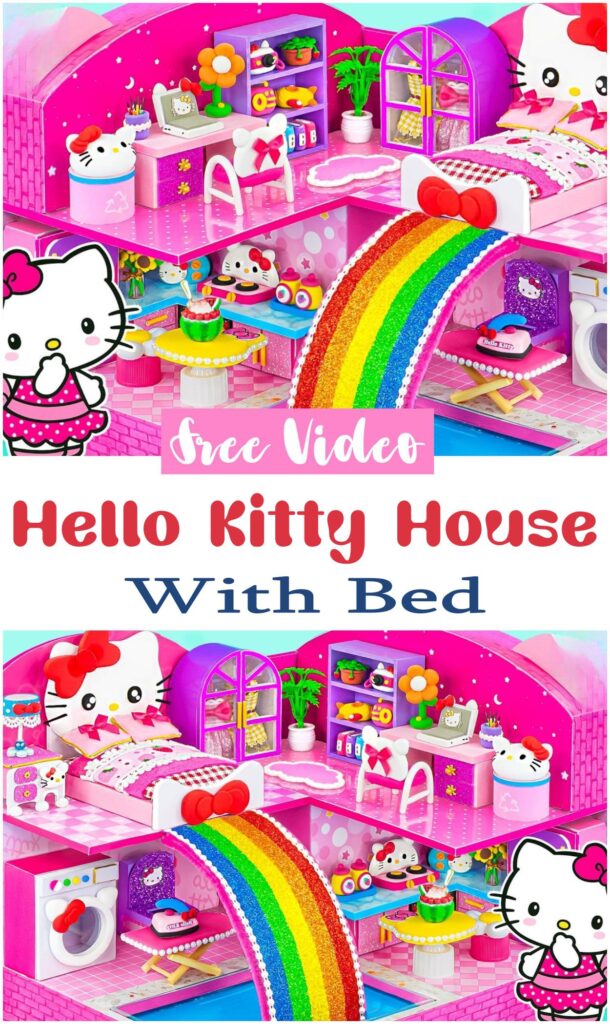 Hello Kitty House With Bed
