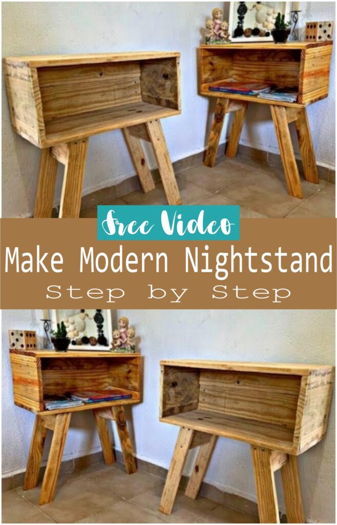 Make Modern Nightstand Step by Step