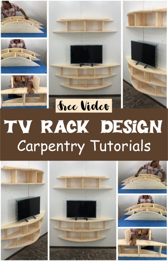 TV Rack Design - Carpentry Tutorials