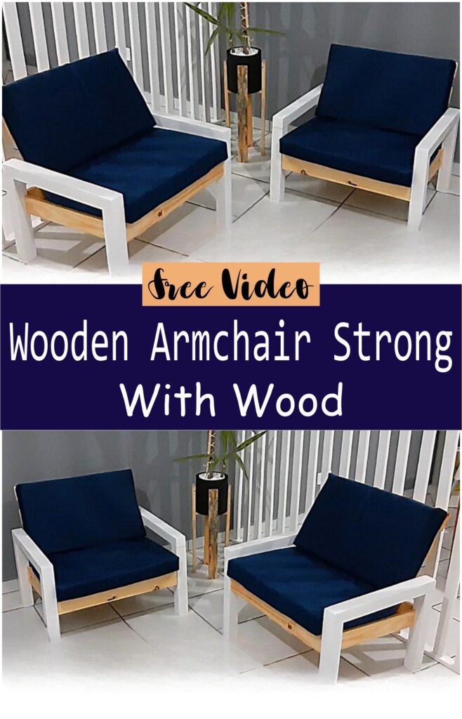 Wooden Armchair Strong With Wood