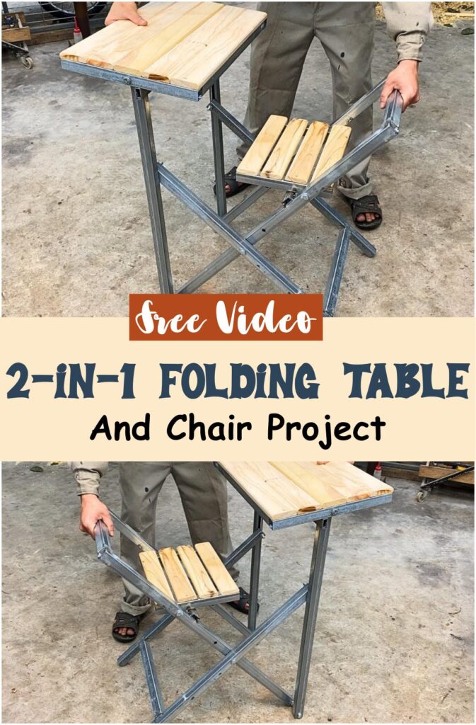2-in-1 Folding Table And Chair Project