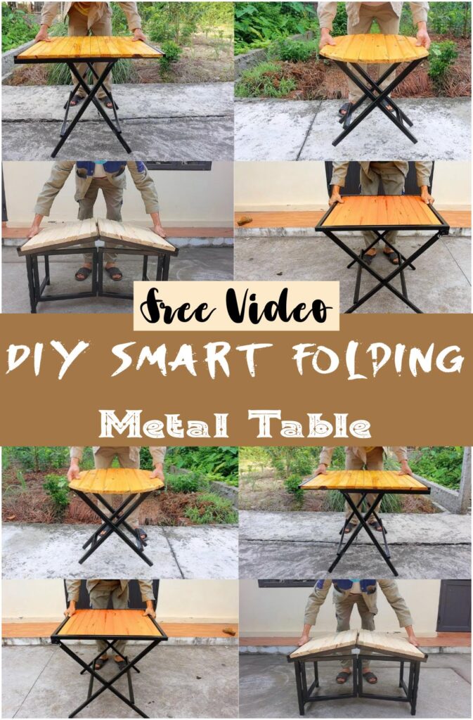 DIY Smart Folding Metal Table