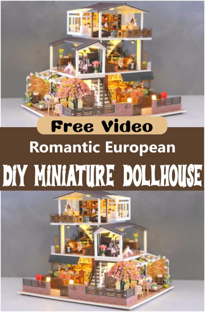 Romantic European DIY Miniature Dollhouse